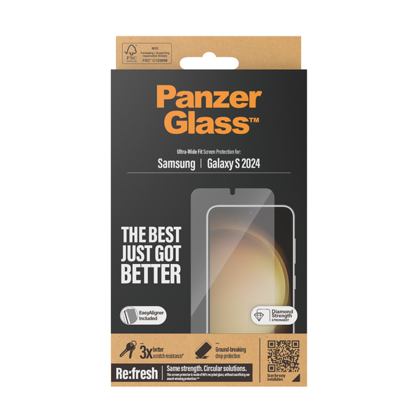 PanzerGlass Ultra-Wide Fit Alignerkit, Galaxy S24 - Screen Glass