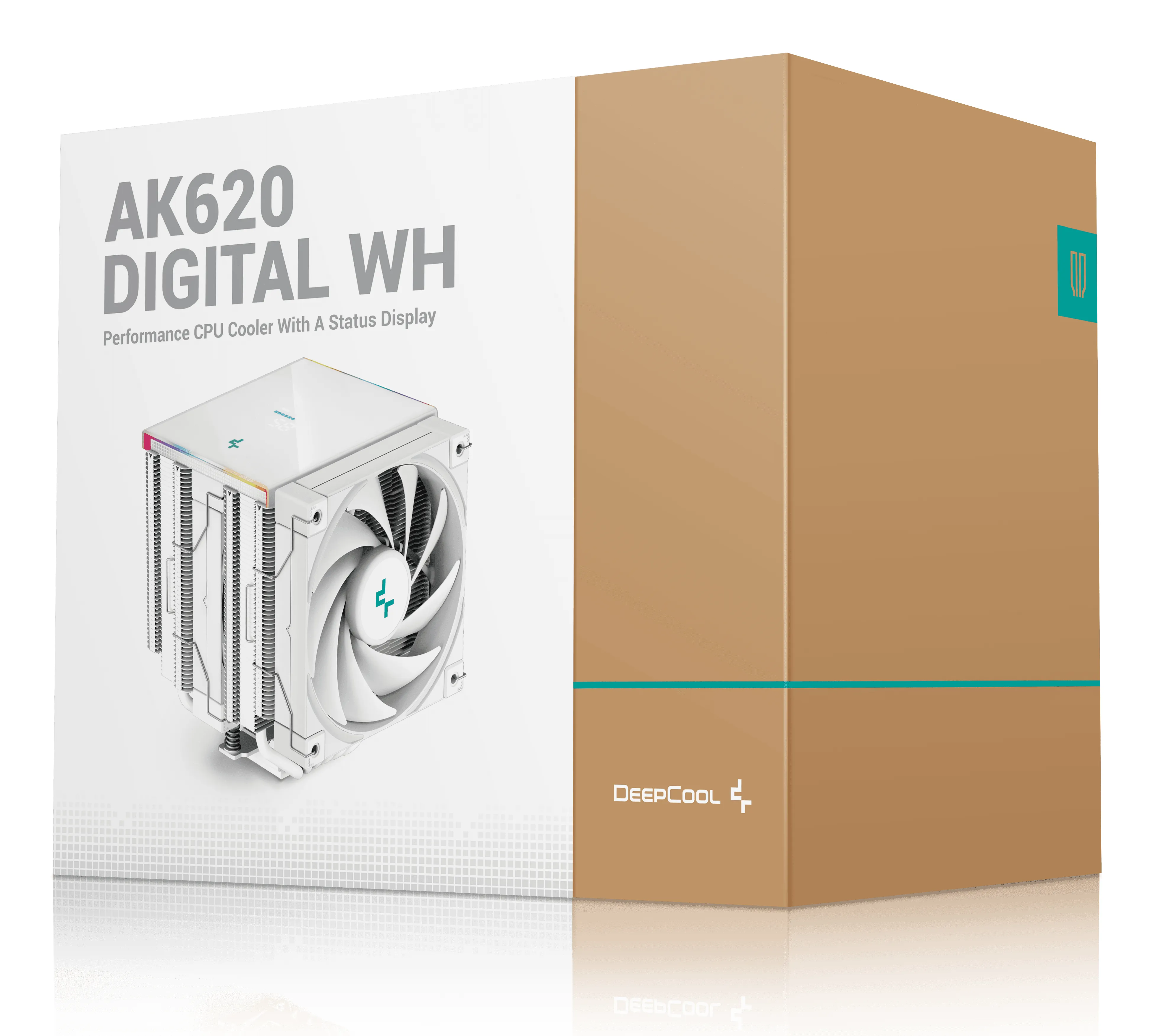 DeepCool AK620 Digital -prosessorijäähdytin, valkoinen