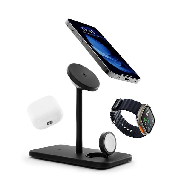 Twelve South HiRise 3 Deluxe, 15 W -langaton laturi, 1.5 m, musta