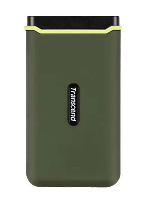 Transcend ESD380C 1 TB External SSD (olive green, USB-C 3.2 Gen 2 (10 Gbps))