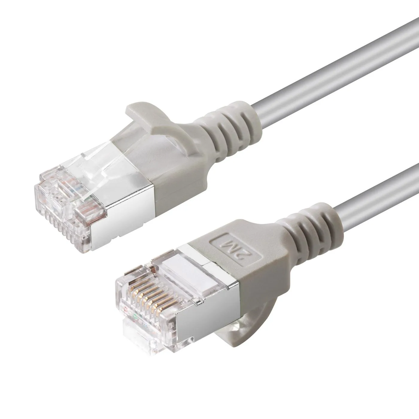 MicroConnect Cat6a U/FTP RJ45 0.5m Network Cable, Grey