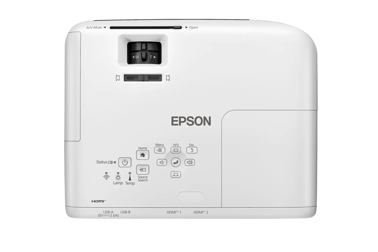 Epson EB-W55 3LCD WXGA 4000 ANSI lm Projector, White