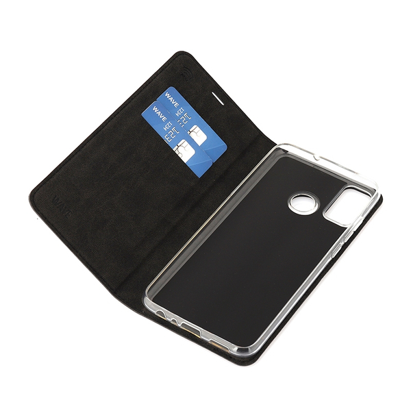 Wave Book Case, Honor 9X Lite - case, Black