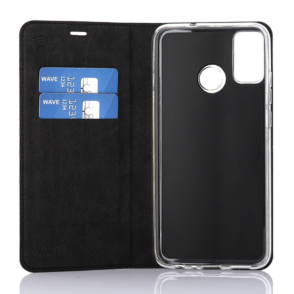 Wave Book Case, Honor 9X Lite - case, Black