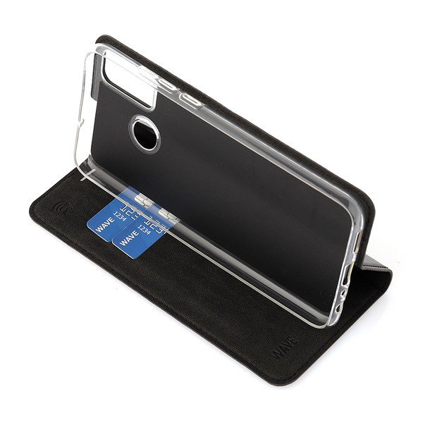 Wave Book Case, Honor 9X Lite - case, Black