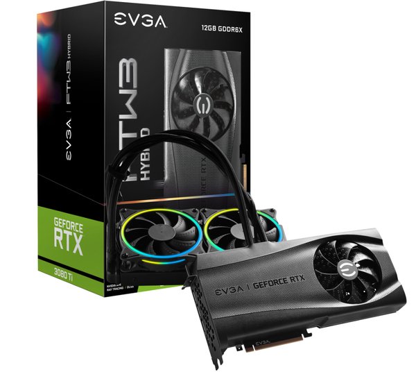 EVGA GeForce RTX 3080 Ti FTW3 Ultra Hybrid 12 GB - Grafikkort