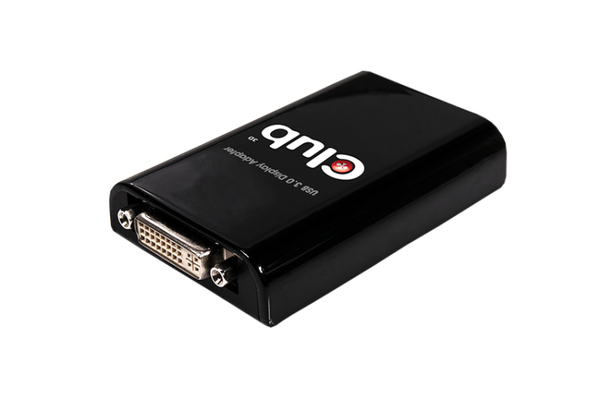 CLUB 3D USB 3.0 GFX TO DVI  Max resolution 2048x1152 DVI -I