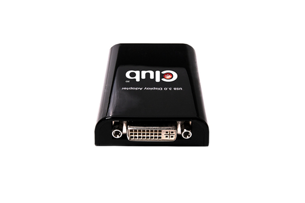 CLUB 3D USB 3.0 GFX TO DVI  Max resolution 2048x1152 DVI -I