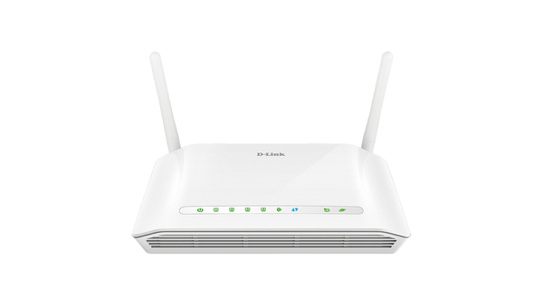 D-Link ADSL2+ modem/router, 802.11b/g/n, 300Mpbs, 4xRJ45, 1xWAN, vit