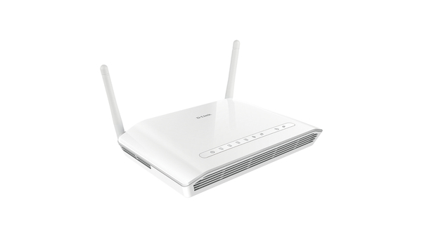 D-Link ADSL2+ modem/router, 802.11b/g/n, 300Mpbs, 4xRJ45, 1xWAN, vit