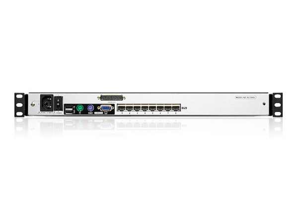 ATEN KL1508AN KVM Switch, 8-port, 19" Sk&auml;rm, Dual Rail, CAT5