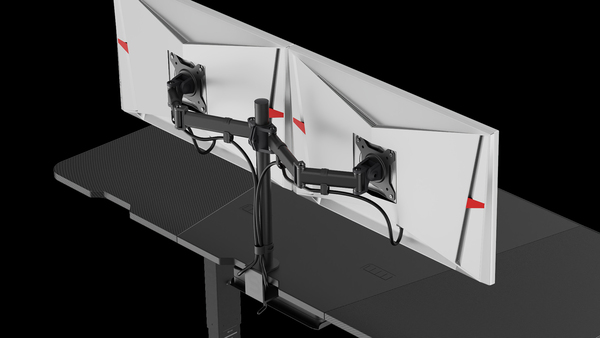 SilentiumPC Gear Atlas 200 Black Dual Display Mount