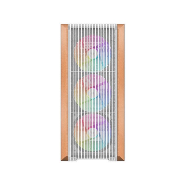 SAMA Z60 midi-tower chassi med f&ouml;nster och RGB-belysning, vit