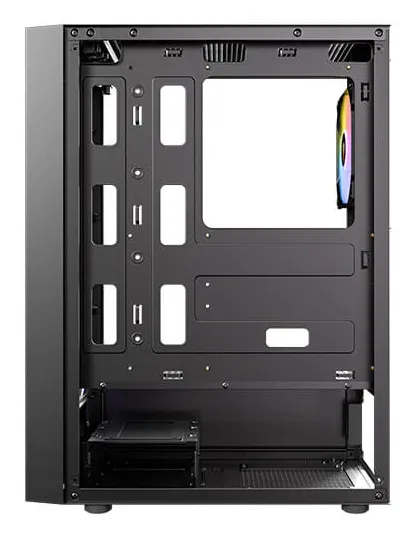 Antec AX27 RGB Elite Midi-Tower Case with window, Black