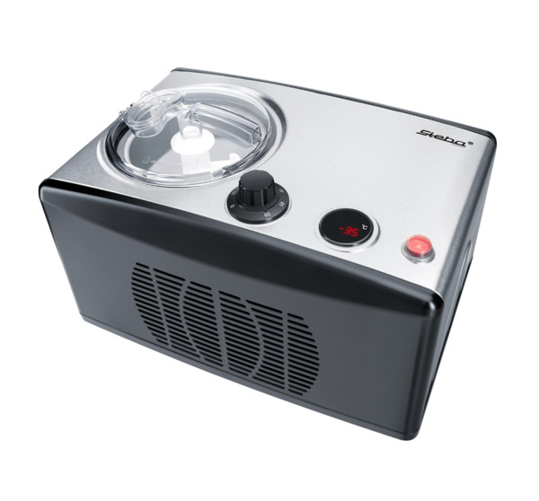 Steba IC 150 Ice Cream Maker with Compressor, 1.5 L, 150 W, Stainless Steel / Black