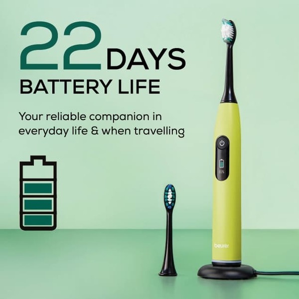 Beurer SC 50 Splashy Lemon Electric Toothbrush, Lemon