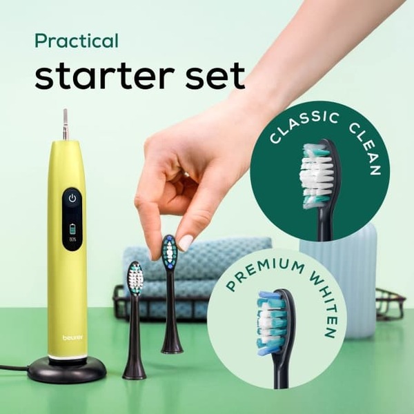 Beurer SC 50 Splashy Lemon Electric Toothbrush, Lemon