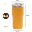 Fiskars On-the-Go Thermos Mug 0.5 Liter Orange