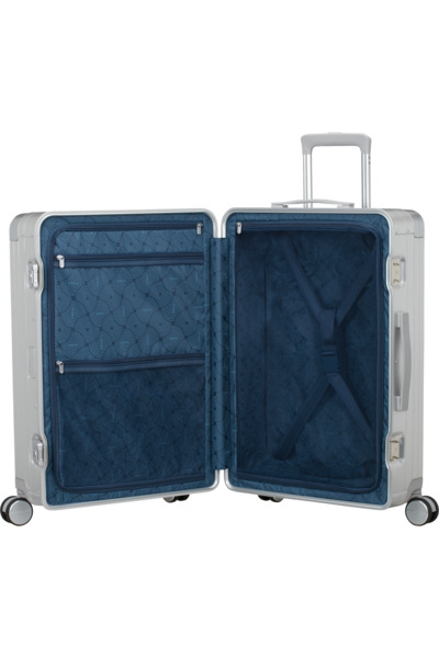 American Tourister Soundbox Alu Spinner 68 Luggage, Silver