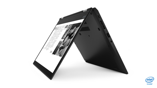 Lenovo 13.3" IPS Touch ThinkPad X390 Yoga 2in1, 256GB SSD, Win 10 Pro -kannettava, musta