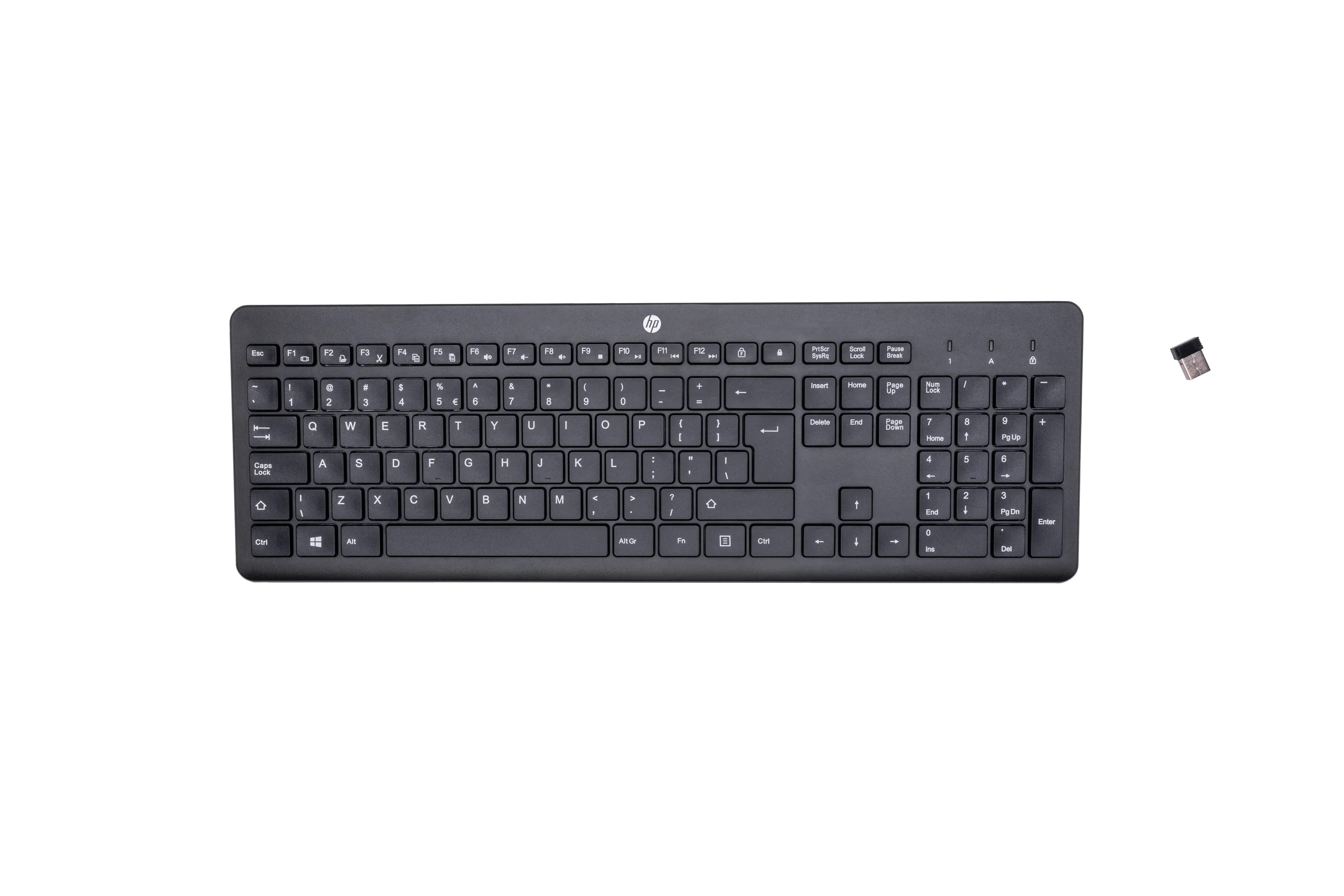 HP 230 Wireless Keyboard, Black - Nordic (Consumer)