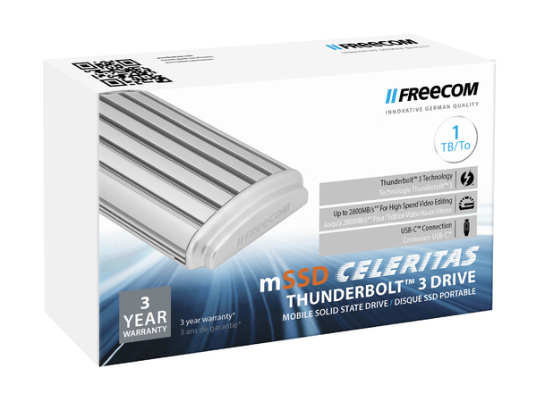 Freecom mSSD Celeritas Thunderbolt 3 SSD 1TB