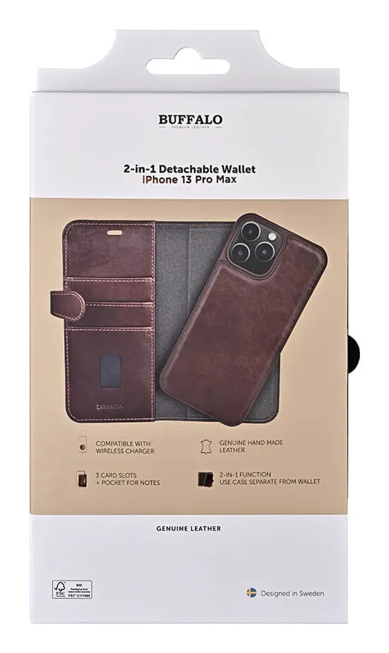 BUFFALO Mobilfodral Brun