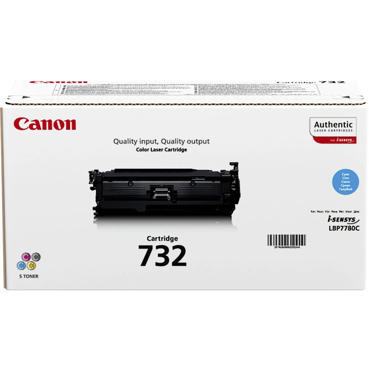 Canon 732C-laserv&auml;rikasetti, syaani