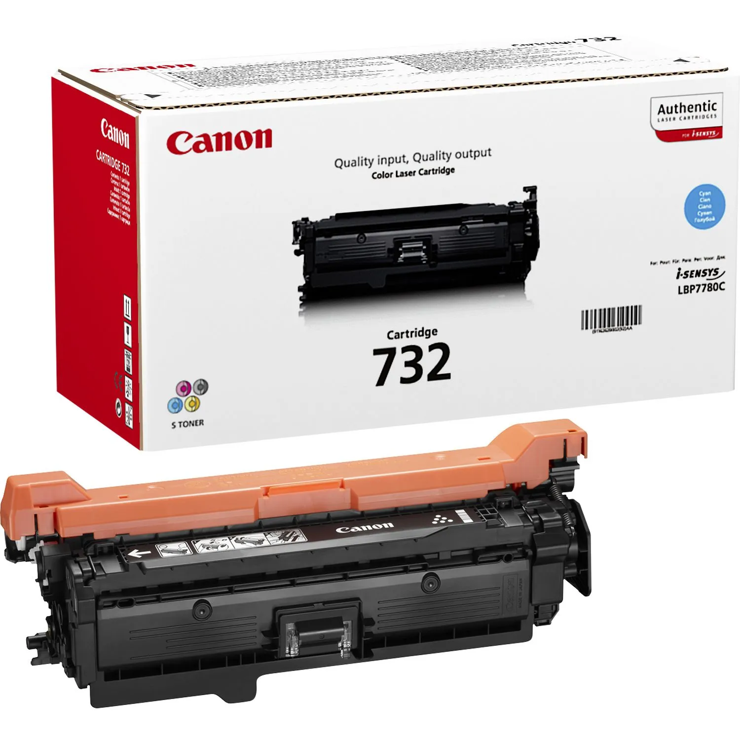 Canon 732C-laserv&auml;rikasetti, syaani