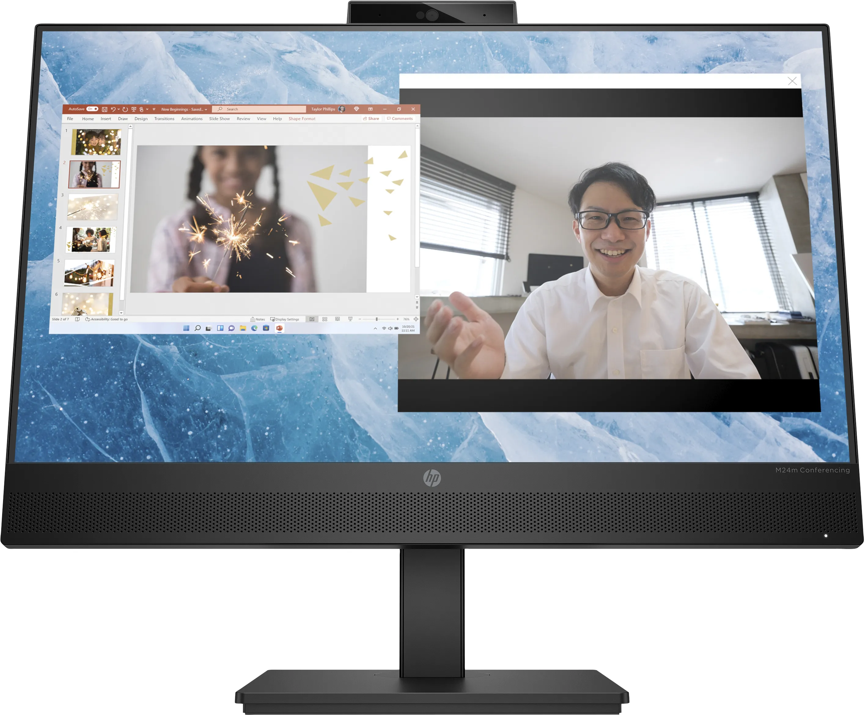 HP M24m Conferencing Monitor EMEA - INTL English Loc &iquest;&iquest;&iquest; Euro plug