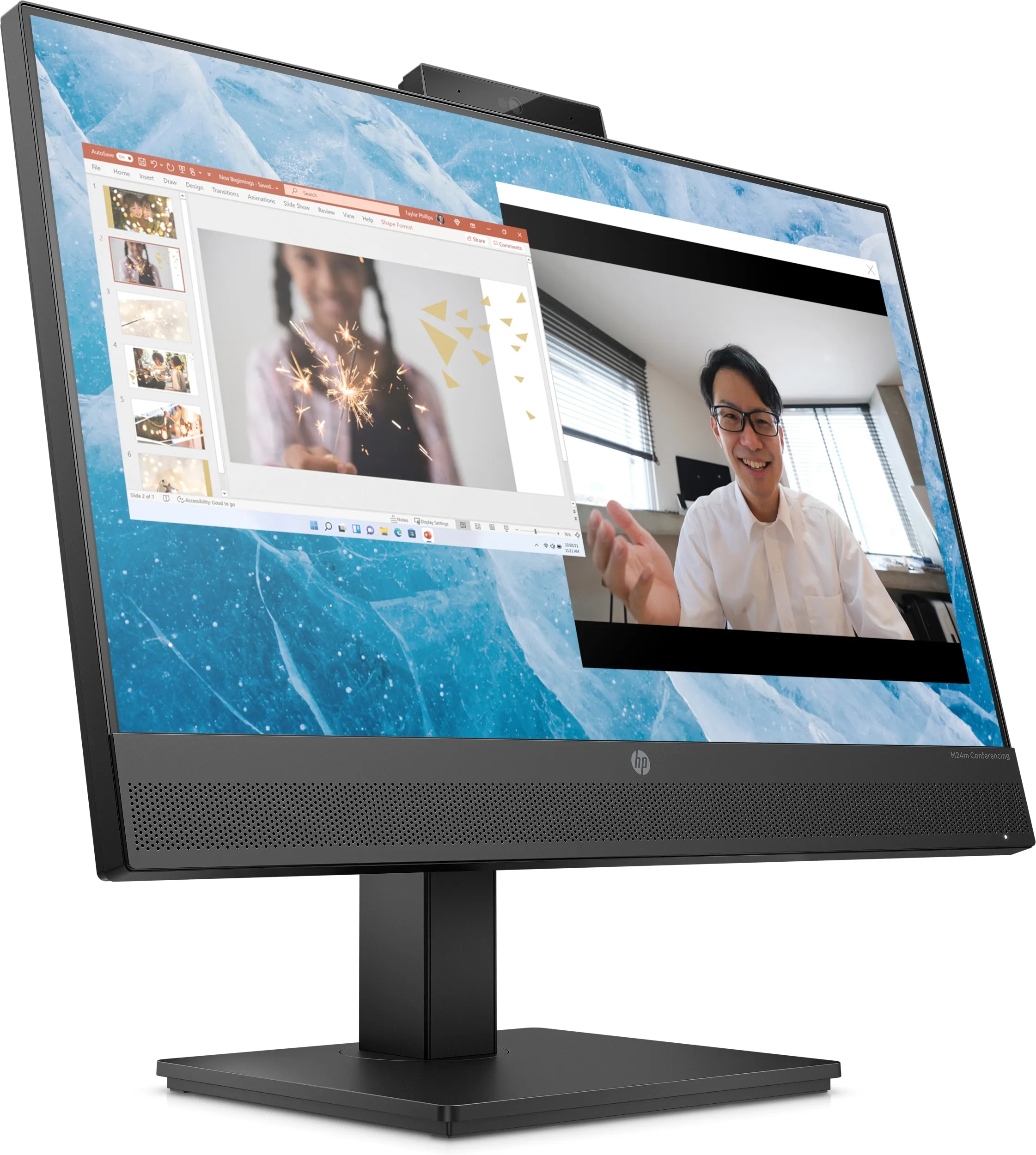 HP M24m Conferencing Monitor EMEA - INTL English Loc &iquest;&iquest;&iquest; Euro plug