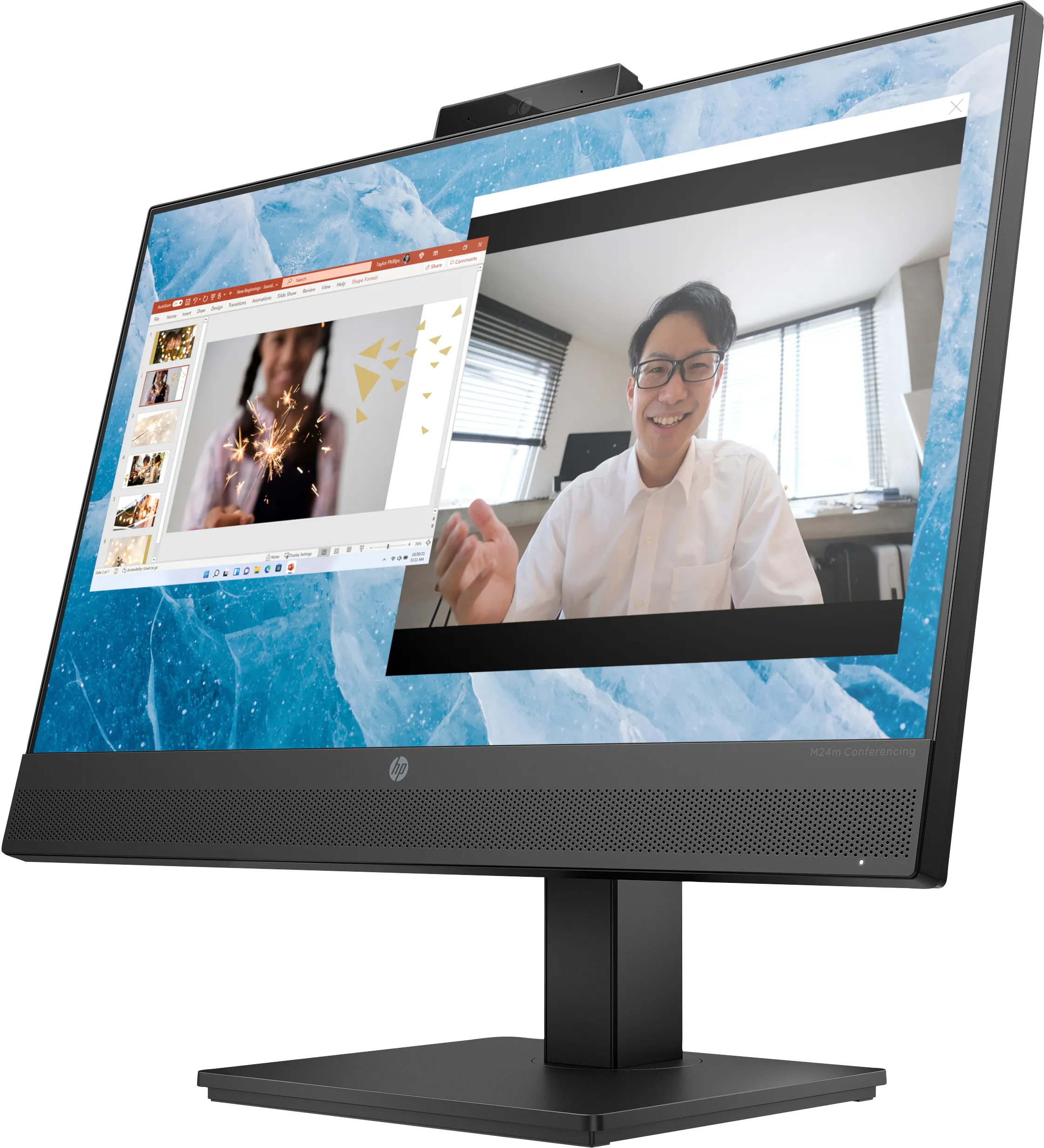 HP M24m Conferencing Monitor EMEA - INTL English Loc &iquest;&iquest;&iquest; Euro plug