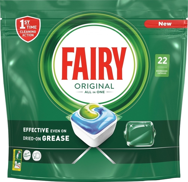 Fairy Original 22 tablettia All In One -Astianpesutabletit
