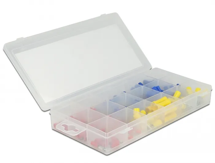 Delock Cable connector assortment box 170 pieces coloured