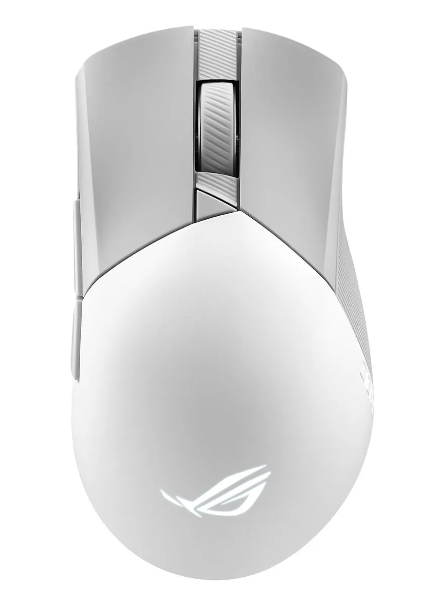 Asus ROG Gladius III AimPoint - wireless gaming mouse, moonlight white