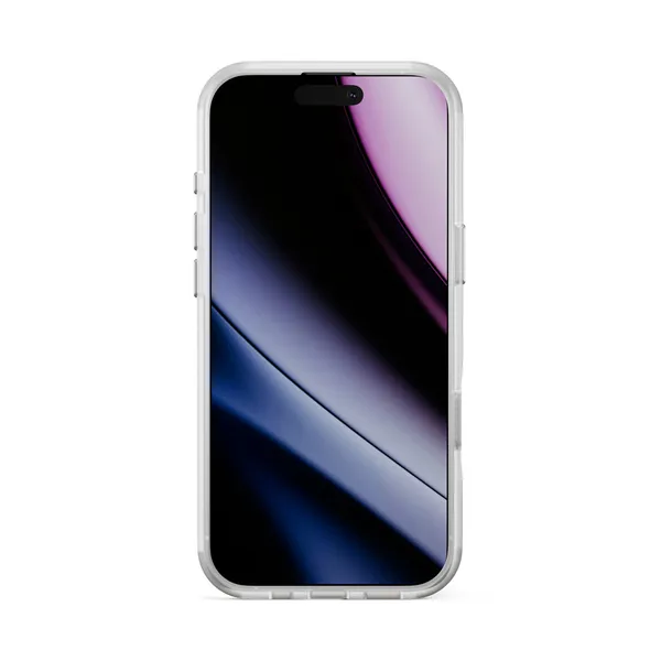 EPICO Hero Pro Mag+, iPhone Air -suojakuori, Transparent with matte