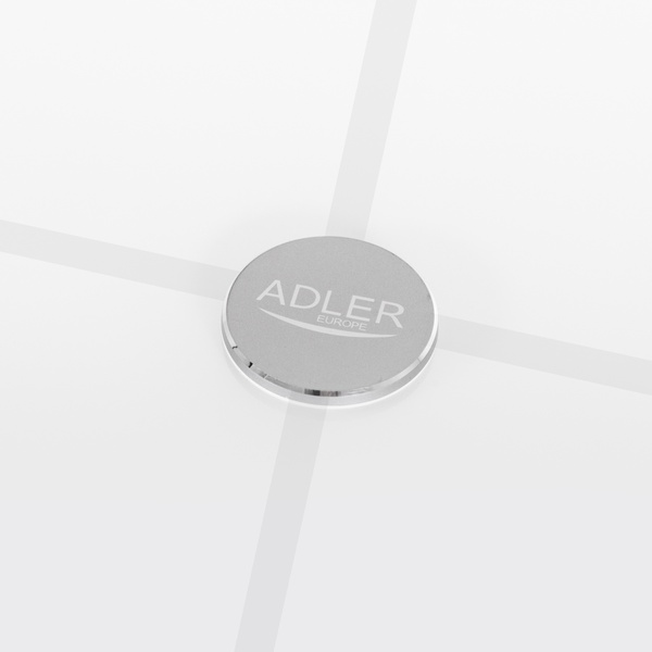 Adler AD 8187 Smart personv&aring;g, vit, 180 kg
