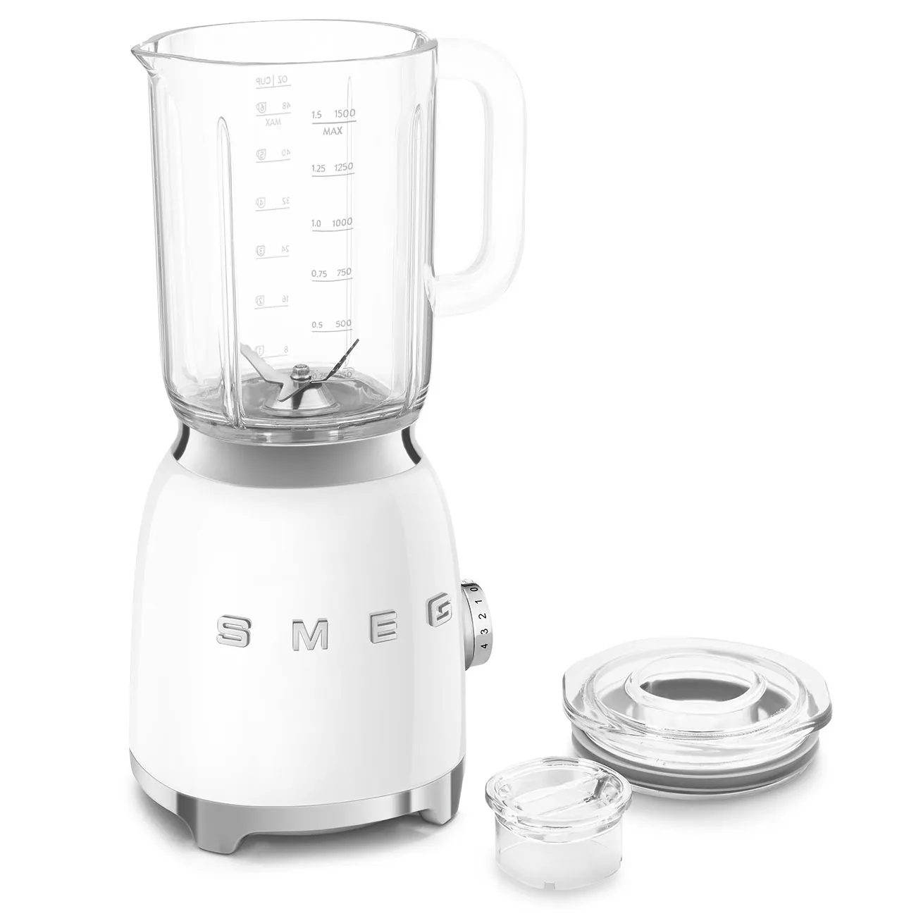 Smeg 50's Style BLF03WHEU 800 W 1,5 l -tehosekoitin, valkoinen
