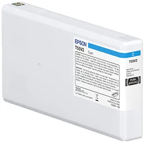 EPSON UltraChrome Pro10 T55W2 ink cartridge, 200 ml, Cyan