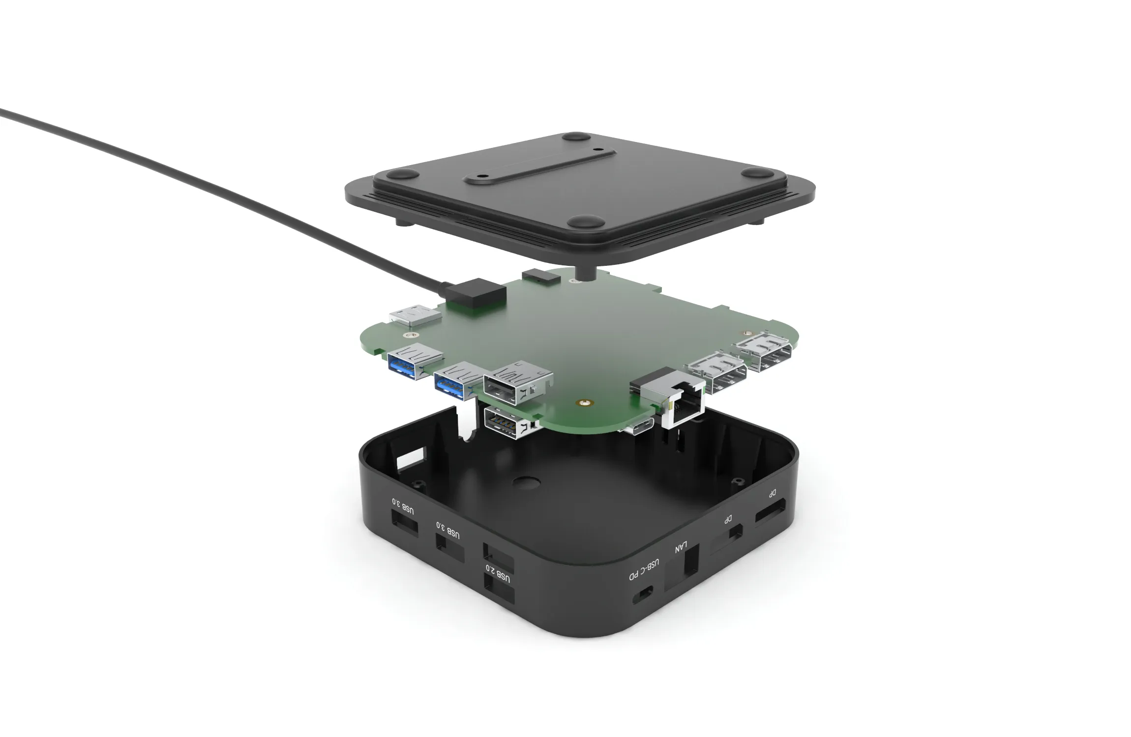 I-Tec USB-C 2xDP 5xUSB-A 1xUSB-C GLAN 100W PD -telakointiasema