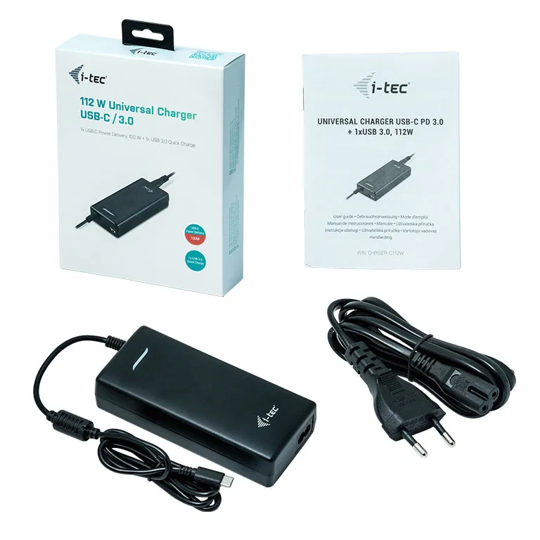 I-TEC CHARGER USB-C/USB3.0/112W I-TEC CHARGER USB-C/USB 3.0/112W