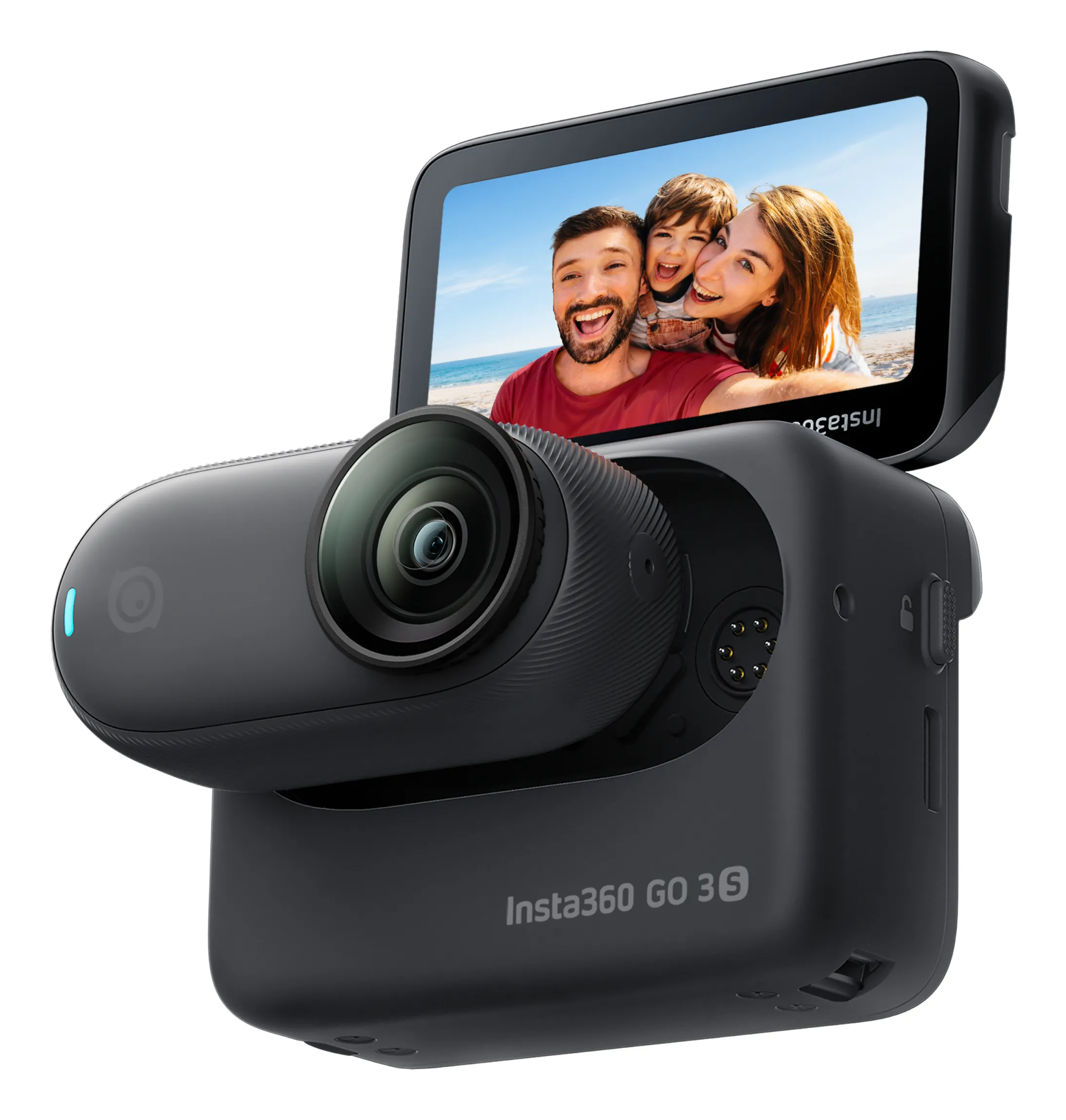 Insta360 GO 3S 128 Gt -actionkamera, Standard Edition, Midnight Black
