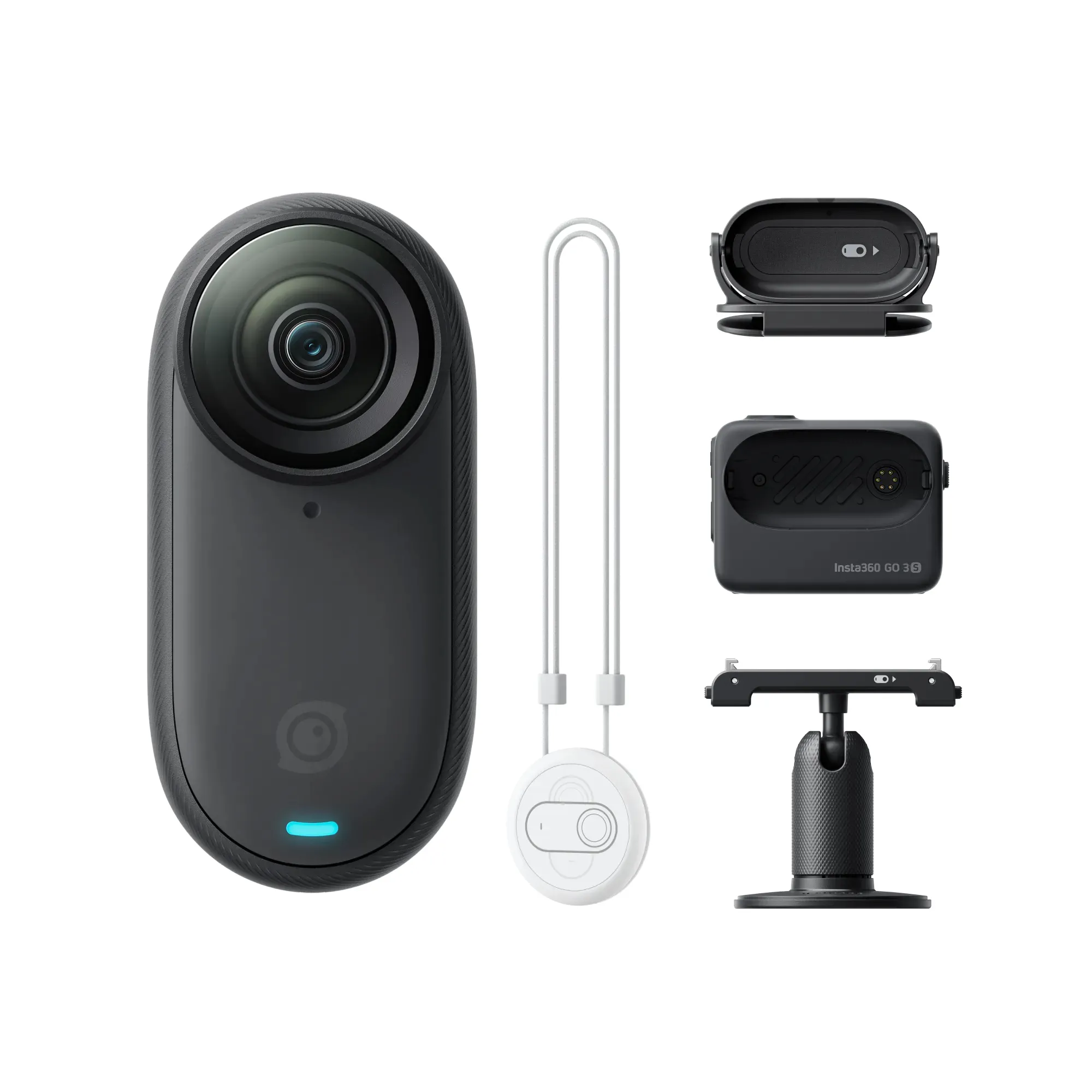 Insta360 GO 3S 128 Gt -actionkamera, Standard Edition, Midnight Black