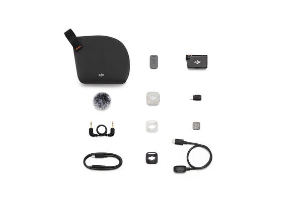 DJI Mic Mini 2S -langaton solmiomikrofoni (sis. 1 l&auml;hetin + 1 vastaanotin + kotelo)
