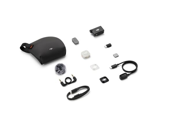 DJI Mic Mini 2S -langaton solmiomikrofoni (sis. 1 l&auml;hetin + 1 vastaanotin + kotelo)