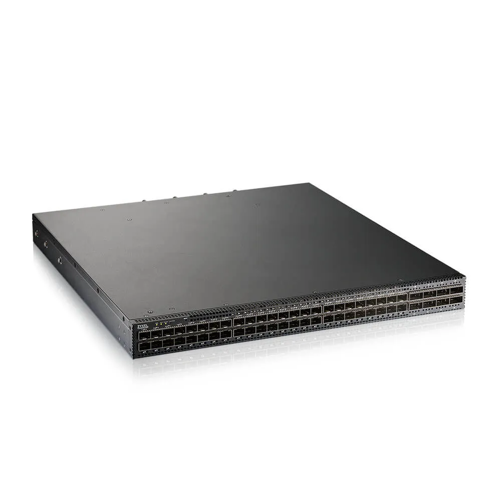 ZYXEL CX4800-56F EU 48-port 10G L3 Aggregation Fiber Switch with 8 100G Uplink with 2 AC power supply