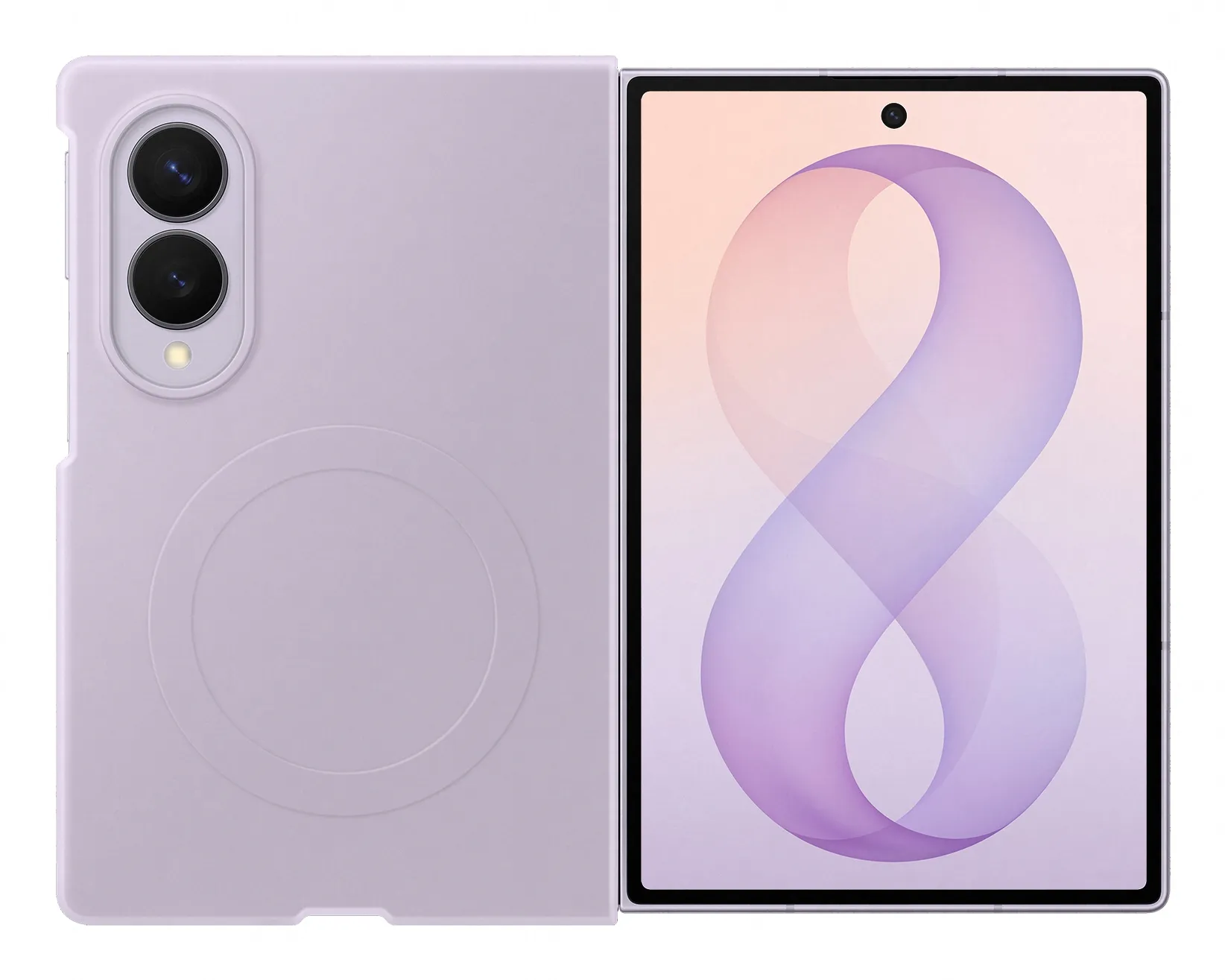 Samsung Galaxy Z Fold8 Silicone Magnet Case, Lavender