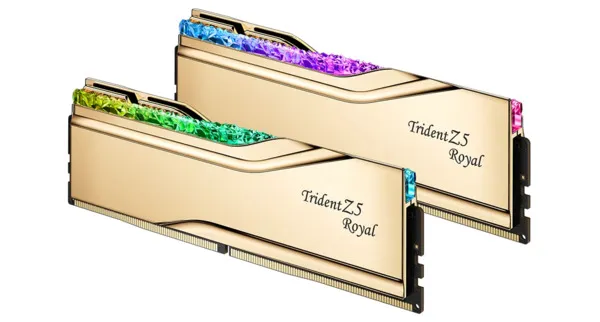 G.Skill Trident Z5 Royal. 32GB (2x16GB) DDR5 6400MHz RGB Gold CL30 - memory