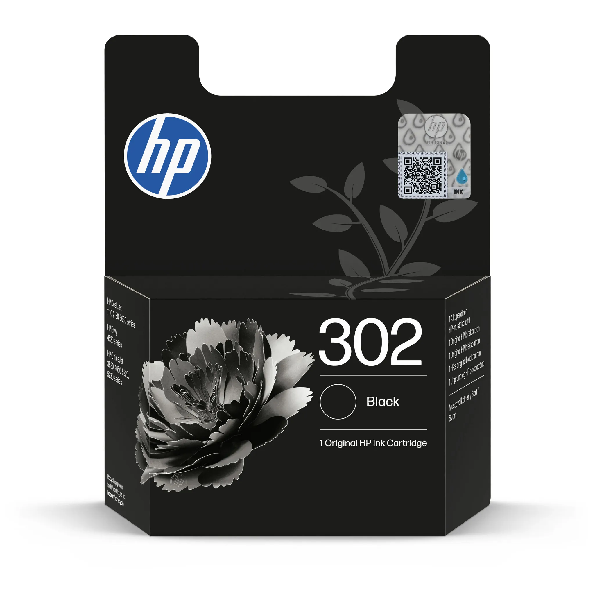 HP 302 Ink cartridge, 3.5 ml, Black