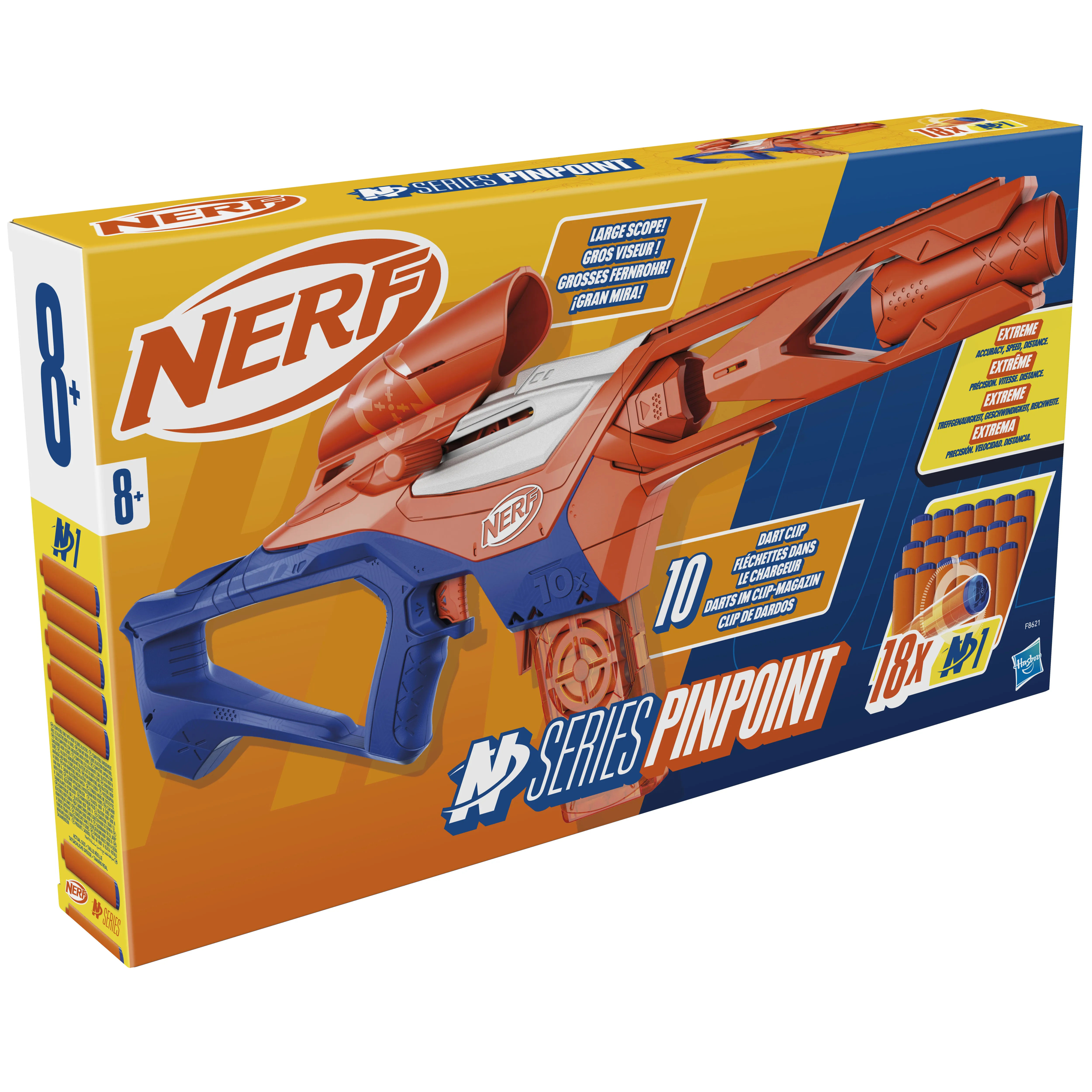 Hasbro Nerf N Series Pinpoint, dart blaster (blue/orange)